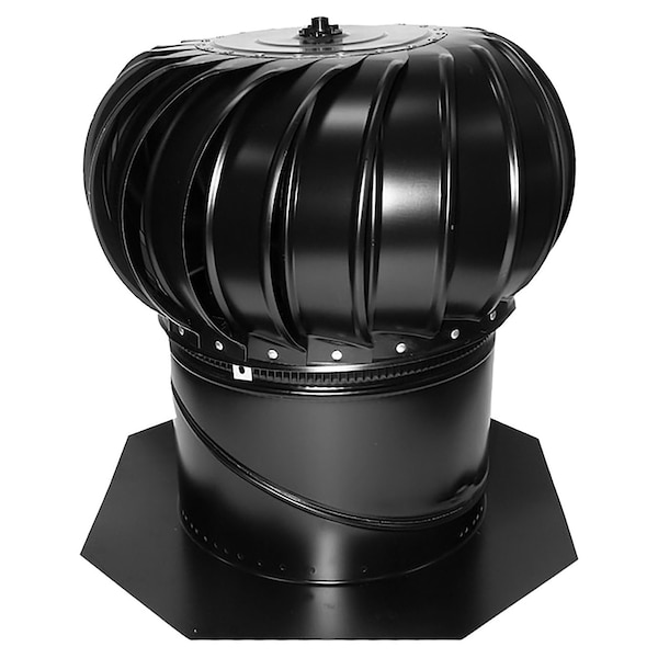 Air Vent Black Aluminum Roof Vent TIBS1401 - main